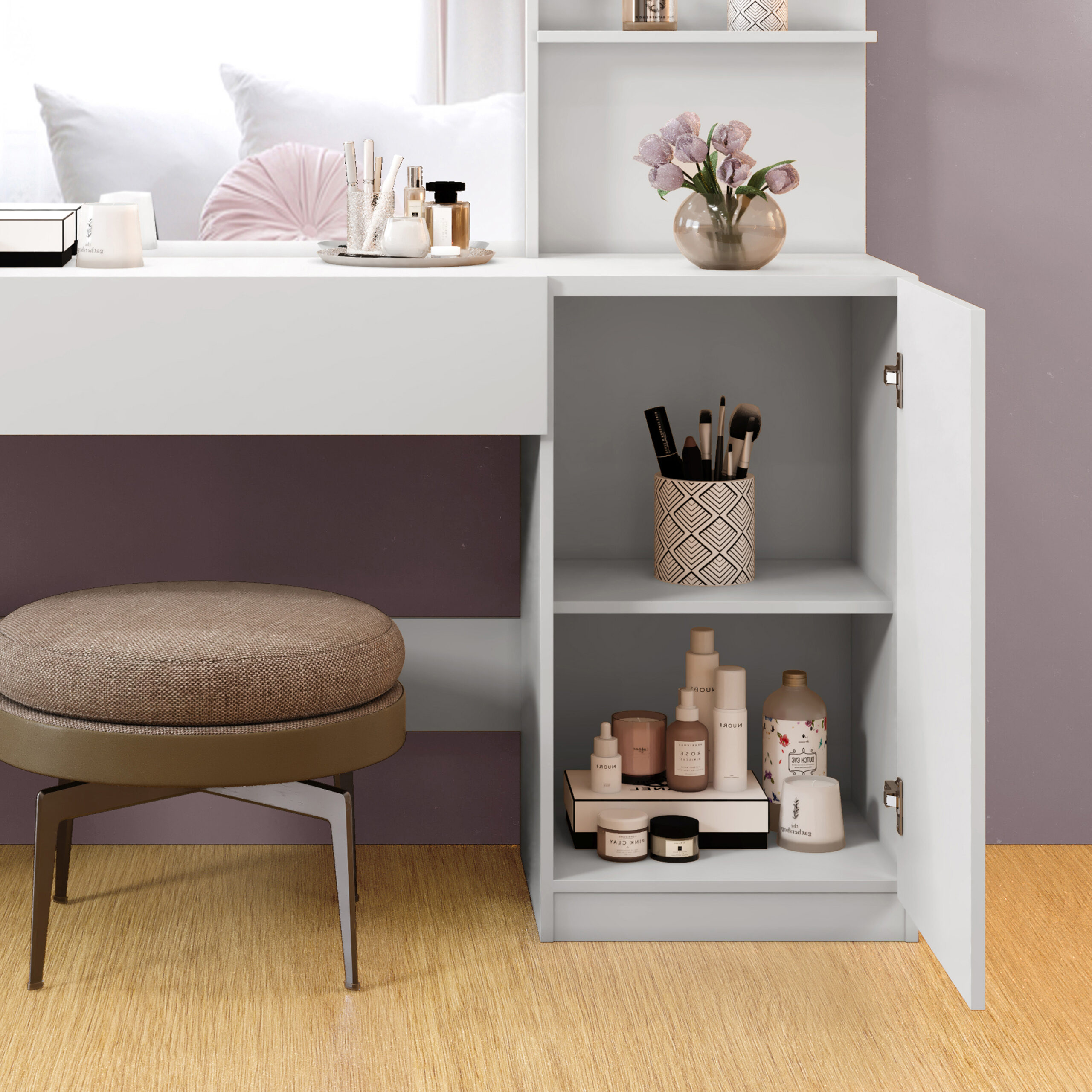 Camarim Londres - Ambiente Aberto - Branco - Detalhe 2