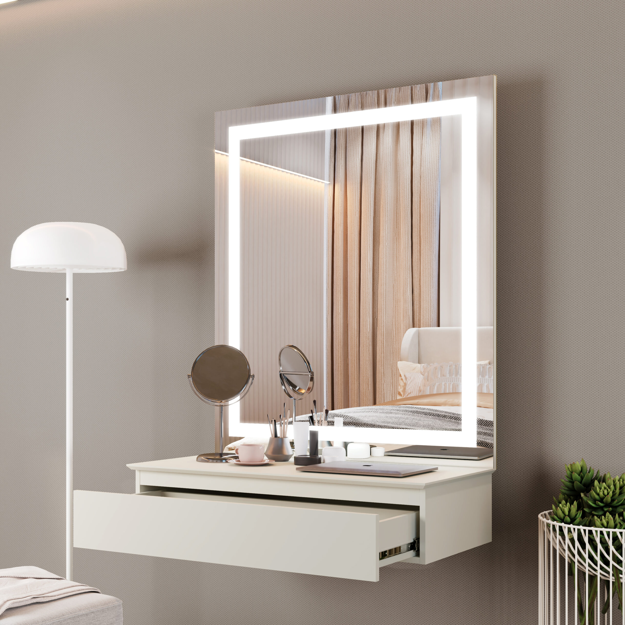 Camarim Lyon - Lado - Aberto - Ambiente - Off