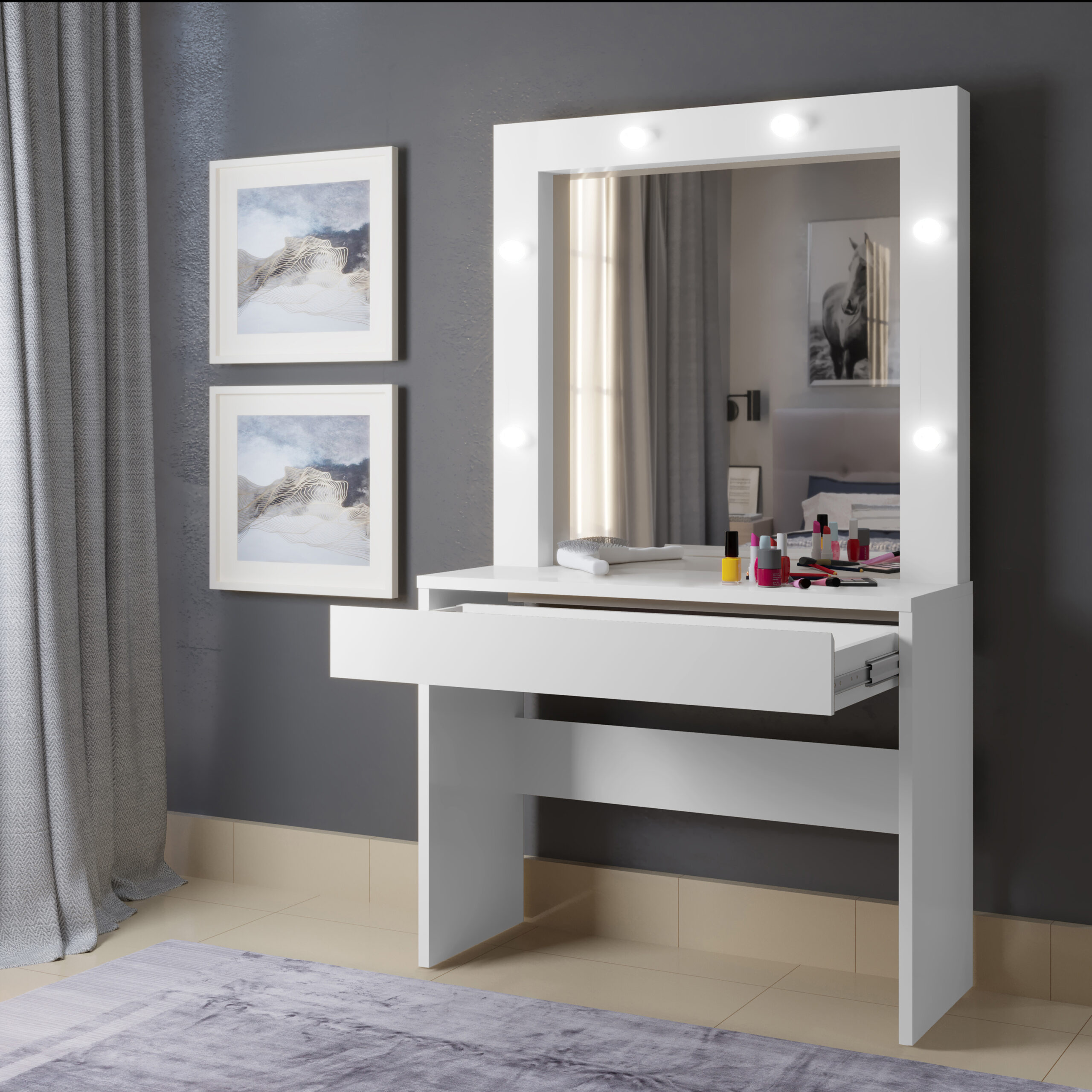 Camarim Romance - Ambiente - Aberto - Branco