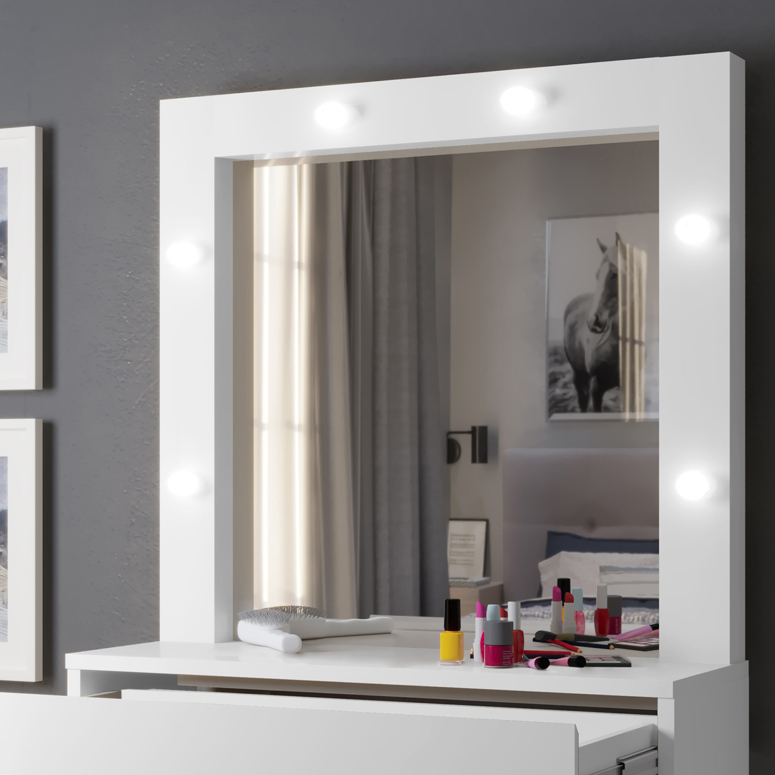 Camarim Romance - Ambiente - Detalhe - Branco