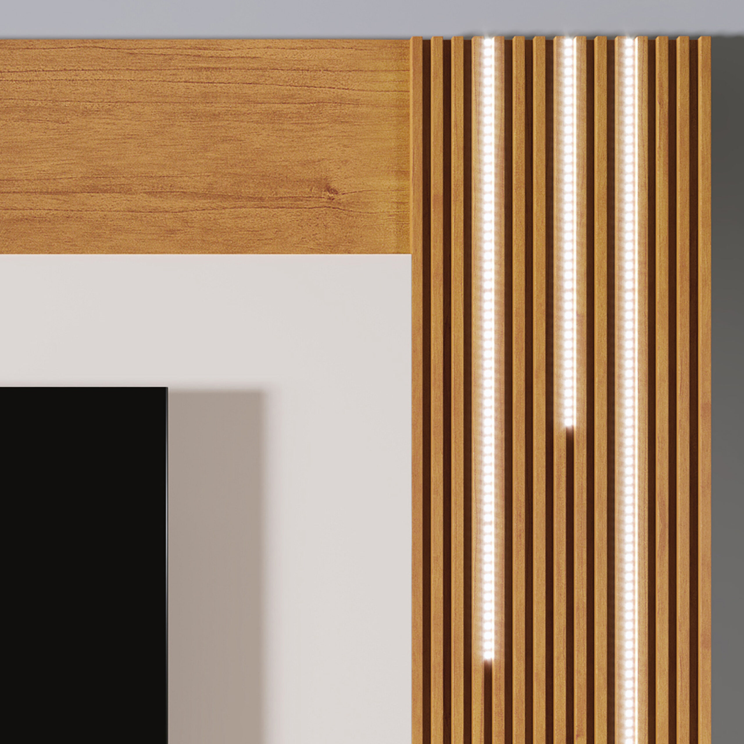 PAINEL AREZZO - NATURALLE - OFF - FRENTE - AMBIENTE - detalhe