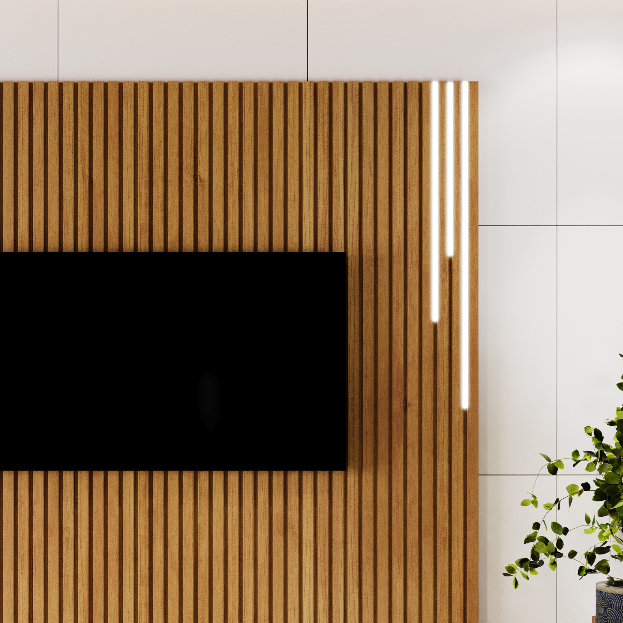 PAINEL LYON - FRENTE - AMBIENTE - NATURALE - DETALHE