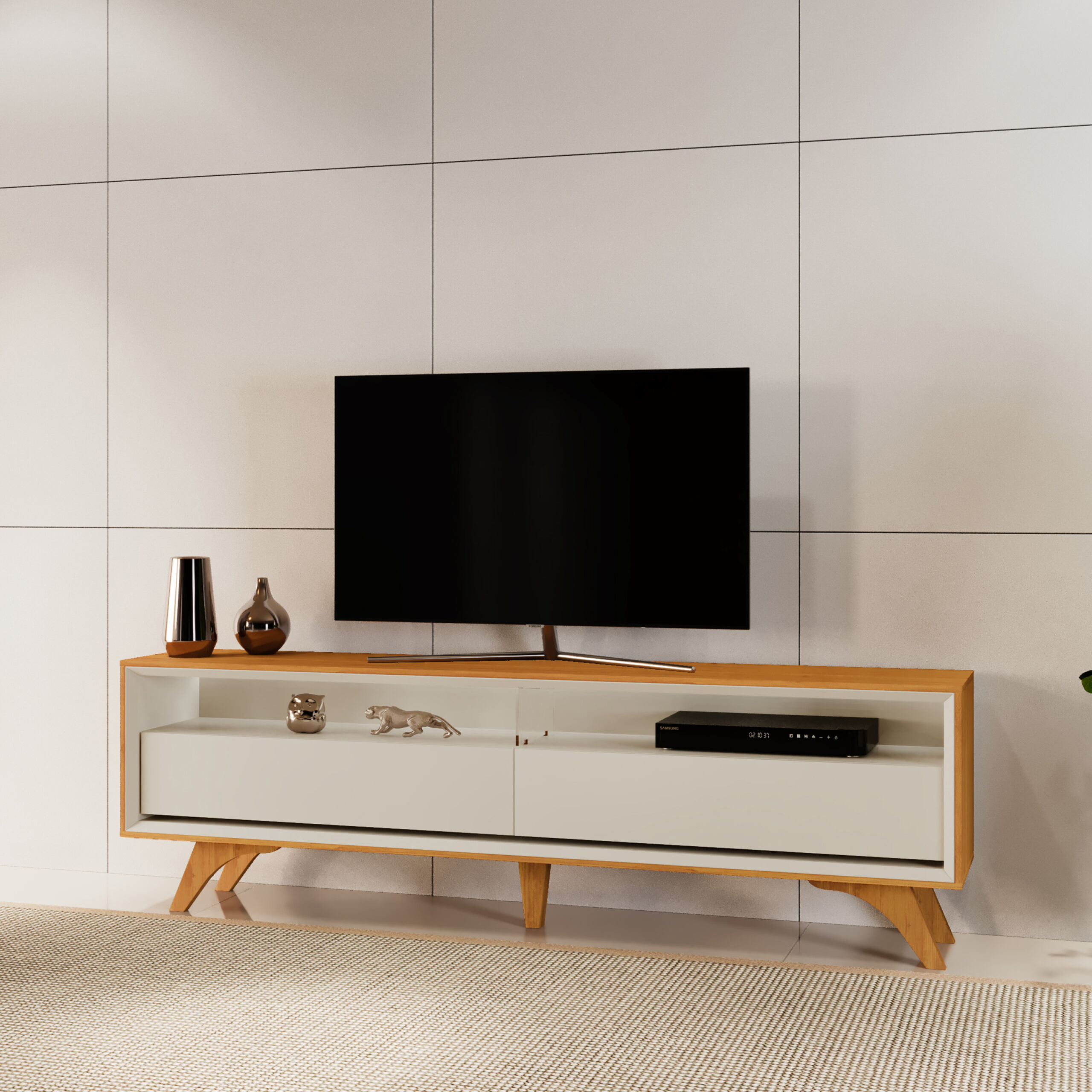 Rack Viena - Lado - Ambiente - Naturale - Off