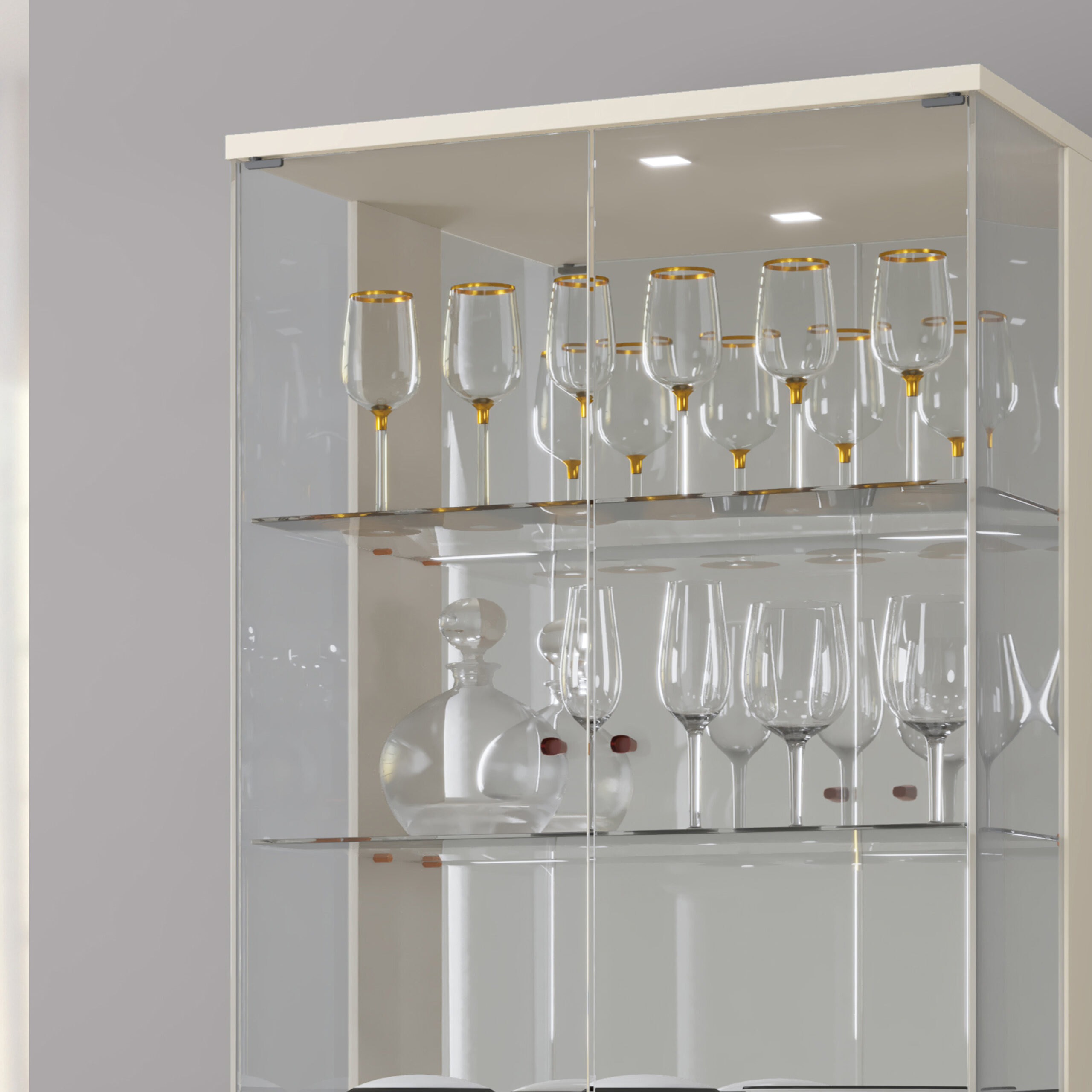 Cristaleira Diamante - Detalhe - Off