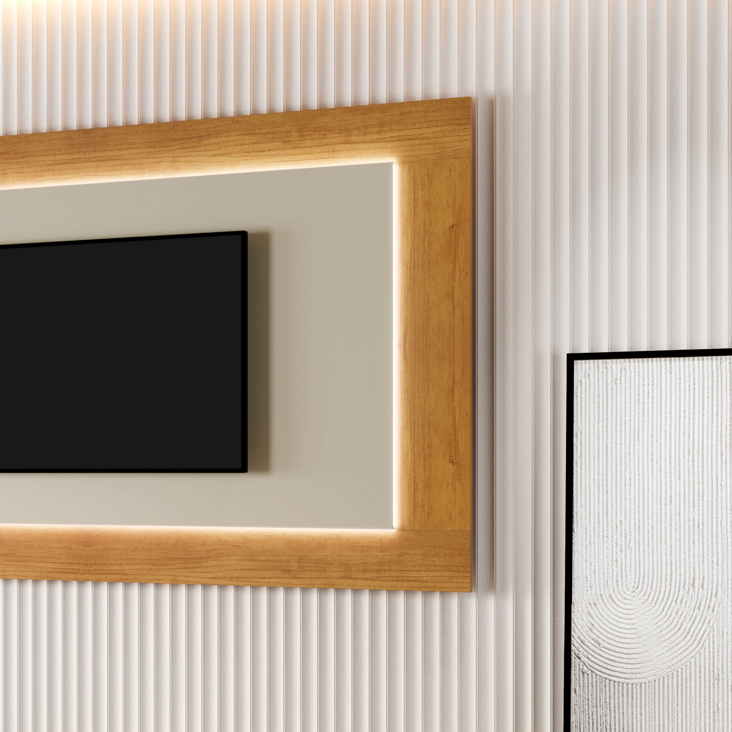 Painel Atenas - Ambiente - Frente - Naturale - Off - d2
