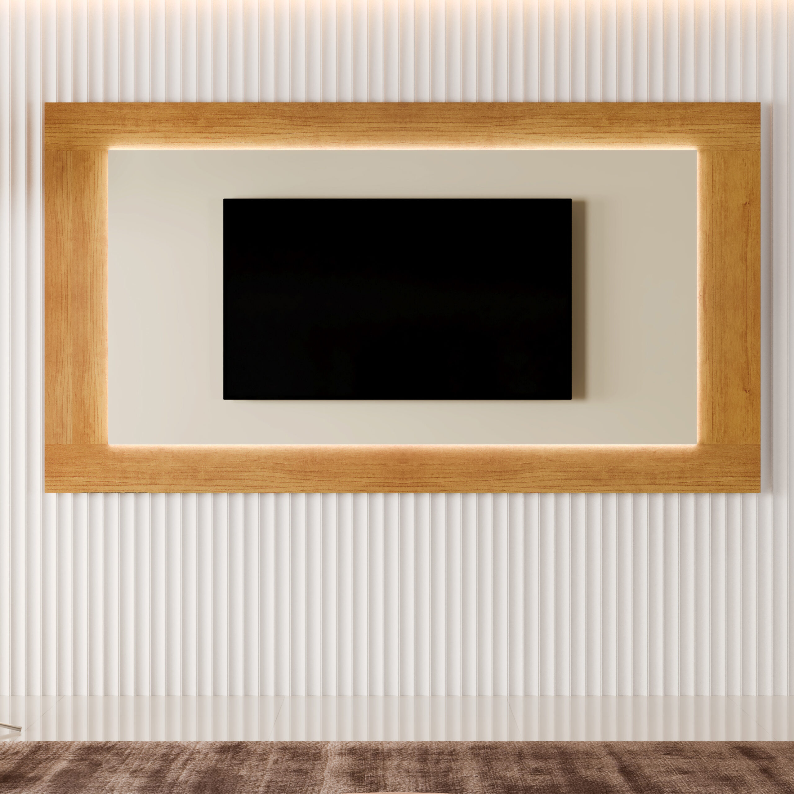 Painel Atenas - Ambiente - Frente - Naturale - Off